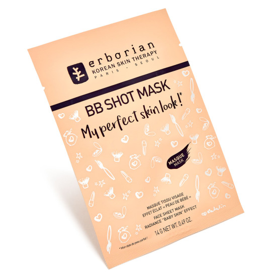 Тканинна маска для обличчя Erborian BB Shot Mask, 14 грам