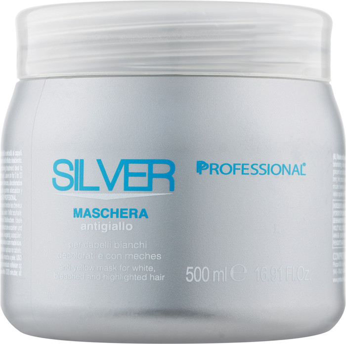 Маска анти-жовтий ефект Professional Silver Hair Mask, 500 ml