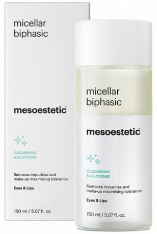 Двофазне міцелярне очищення Mesoestetic Micellar Biphasic Cleaning Solutions Eyes&Lips, 150 мл
