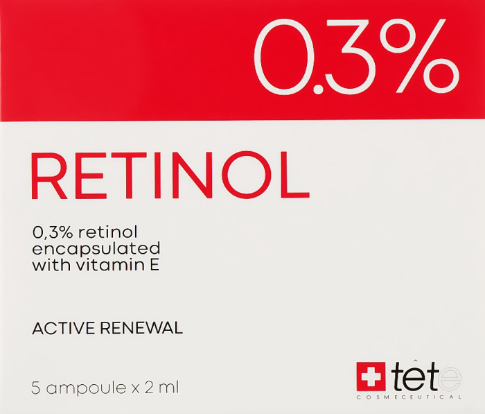 Ампули з ретинолом 0.3% TETe Cosmeceutical Retinol Ampoule