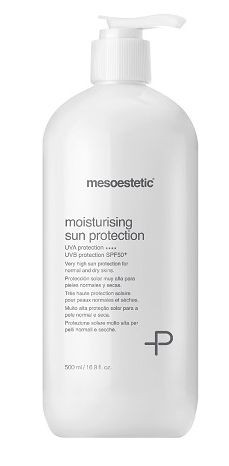 Зволожуючий сонцезахисний крем SPF 50+ Mesoestetic Moisturising Sun Protection, 500 мл