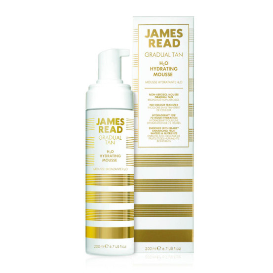 Зволожуючий Мус для Обличчя та Тіла James Read H2O Hydrating Tan Mousse, 200 мл