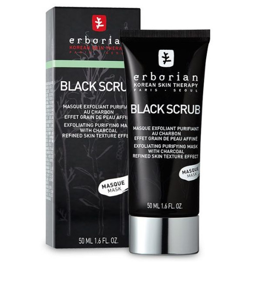 Скраб-маска очищающая с древесным углем Erborian Black Scrub Mask, 50 мл