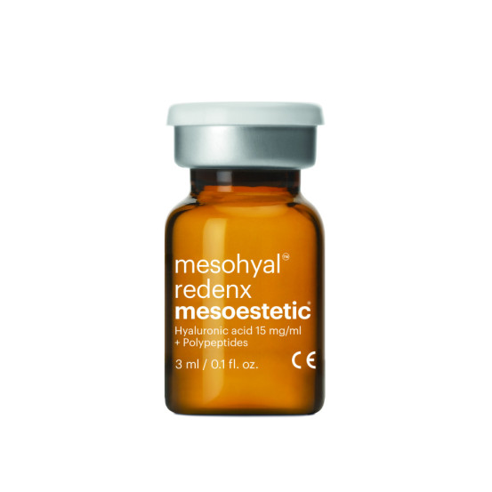 Мезогиал Реденкс пептидний бустер + гіалуронова к-та 15 мг/мл (флакон) Mesoestetic mesoheal Redenx 1 x 3 мл
