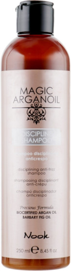 Шампунь для гладкості тонкого та нормального волосся Nook Magic Arganoil Disciplining Shampoo