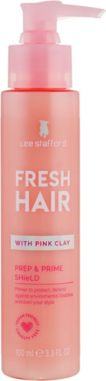 Защитный праймер для волос с розовой глиной Lee Stafford Fresh Hair Prep & Prime Weightless Shield