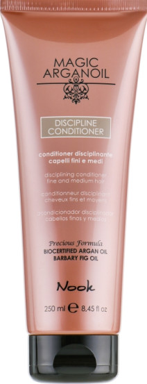 Кондиционер для гладкости тонких и нормальных волос Nook Magic Arganoil Disciplining Conditioner