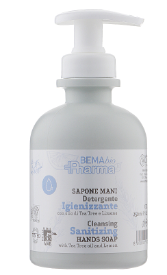Рідке мило Bema Cosmetici BemabioPharma Cleansing Sanitizing Hands Soap, 250 мл