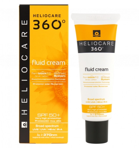 Сонцезахисний крем-флюїд для всіх типів шкіри Cantabria Heliocare 360 ​​º Fluid Сream SPF 50+, 50 мл