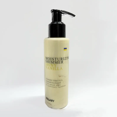 Шиммер крем-гель увлажняющий Hillary Shiny Vanilla Moisturizing Shimmer, 100 мл