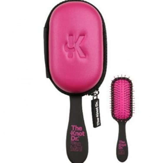 Расческа The Knot Dr. Pro Mini Travel-Friendly Fuchsia