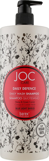 Шампунь щоденний з екстрактом конопель та зеленою ікрою Barex Italiana Joc Care Shampoo