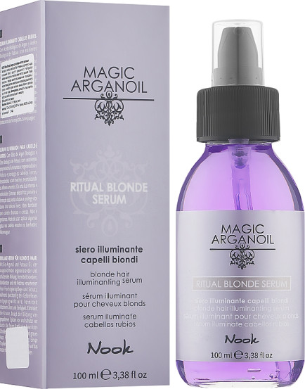 Сыворотка для сияния светлых волос Nook Magic Arganoil Ritual Blonde Serum