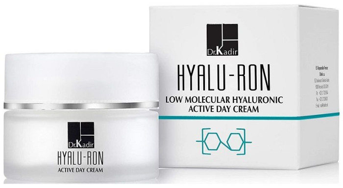 Зволожуючий крем із гіалуроновою кислотою Dr. Kadir Hyalu-Ron Low Molecular Hyaluronic Active Day Cream, 50 мл
