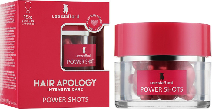 Капсулы для интенсивного лечения поврежденных волос Lee Stafford Hair Apology Power Shots